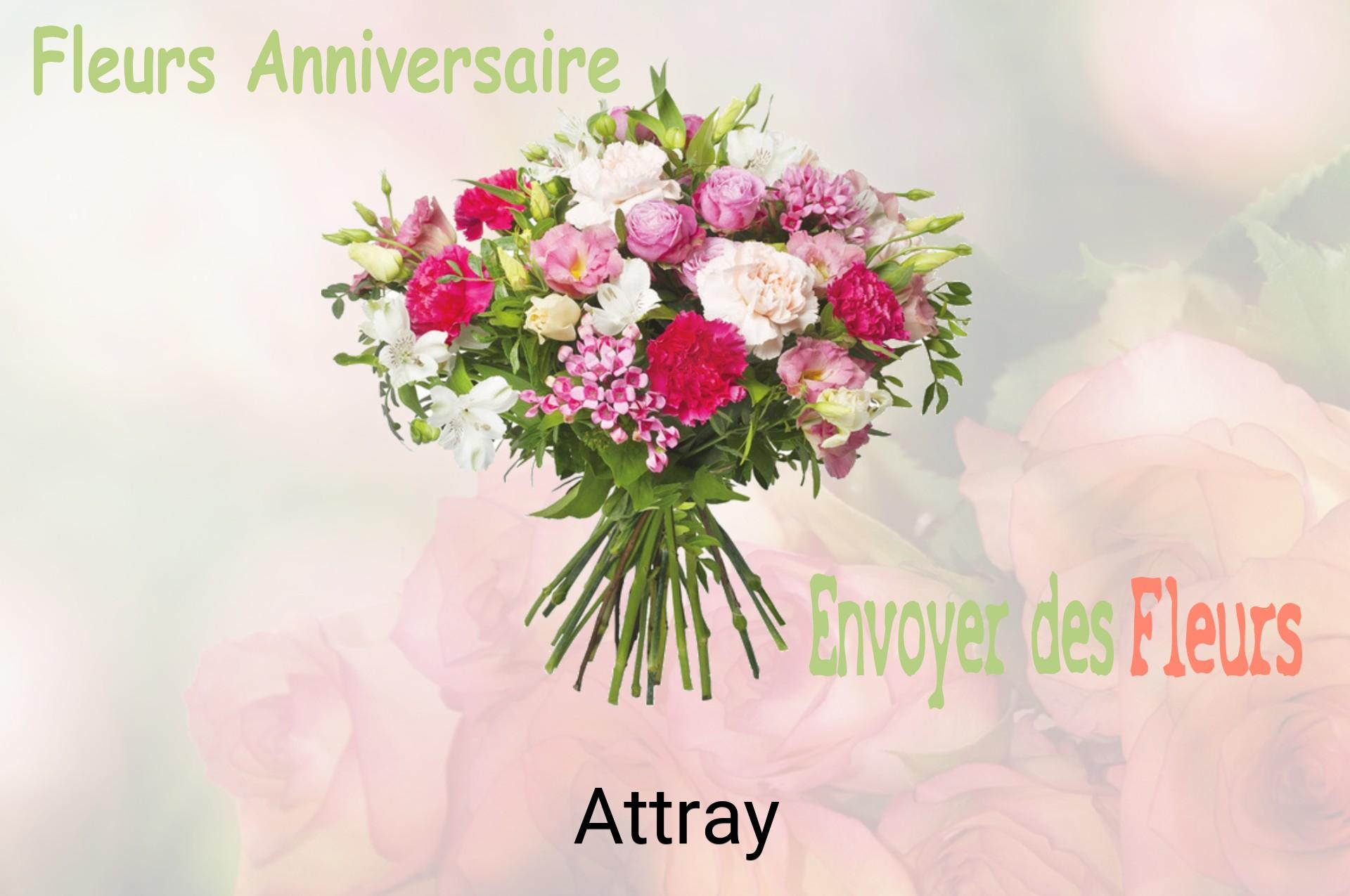 Bouquet de fleurs d’anniversaire livré à Attray