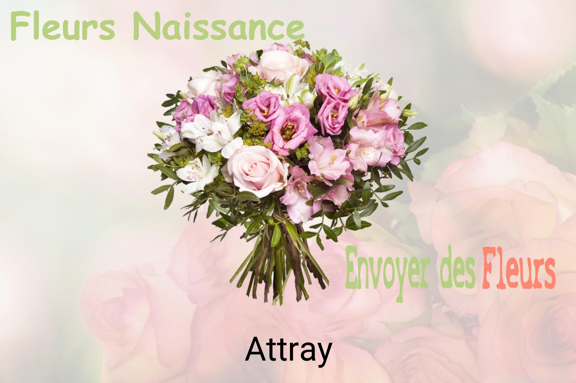 Bouquet de fleurs de naissance livré à Attray